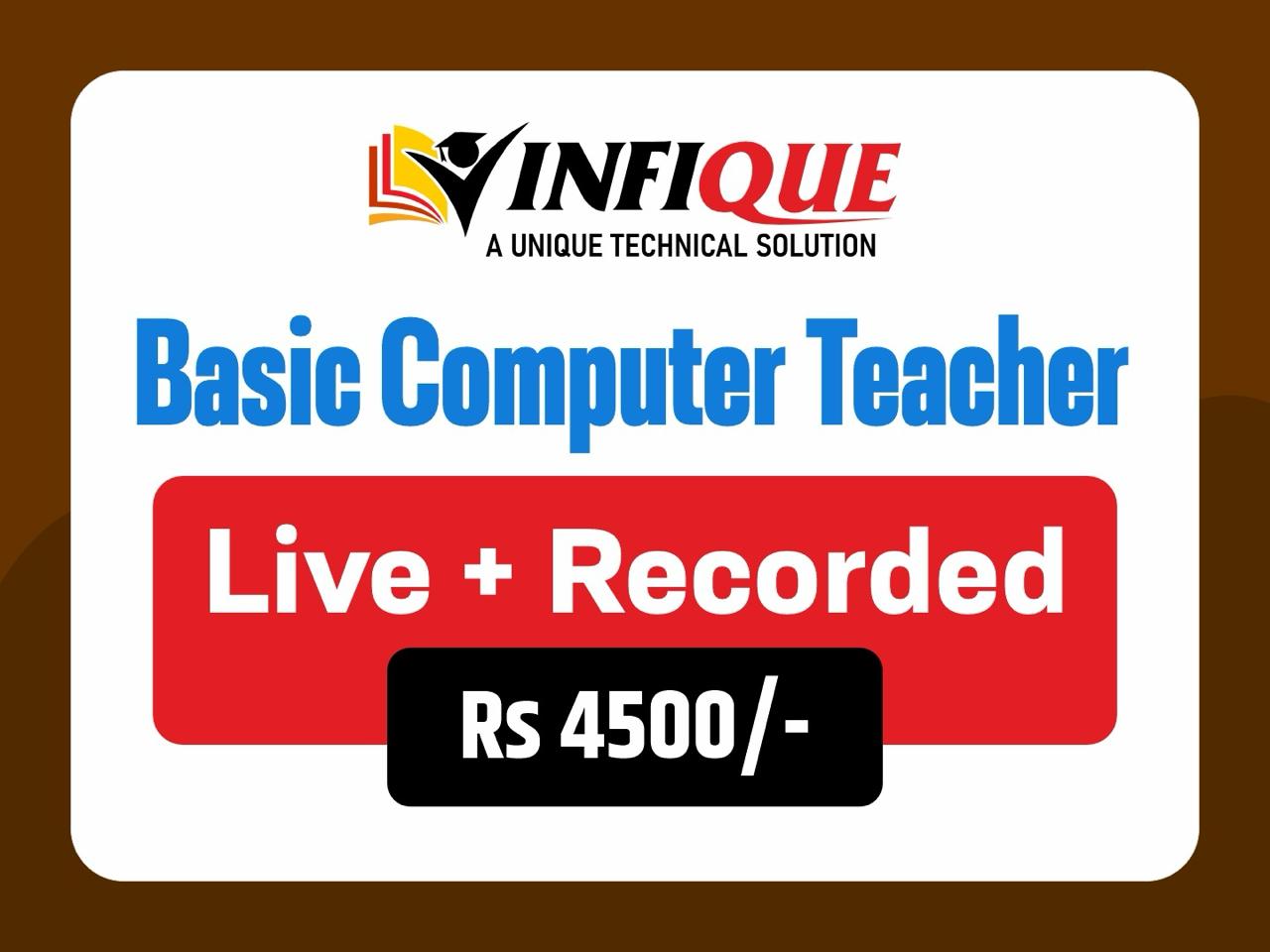 Basic Computer Teacher Course